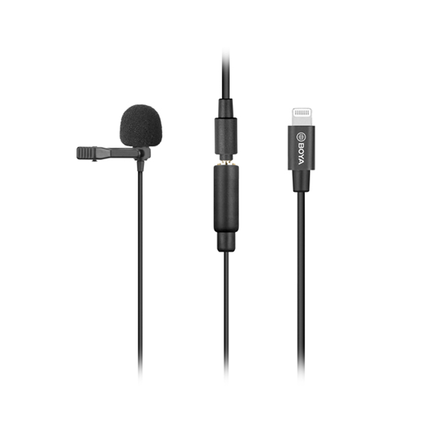 BY-M2 Clip-on Lavalier Microphone for iOS devices