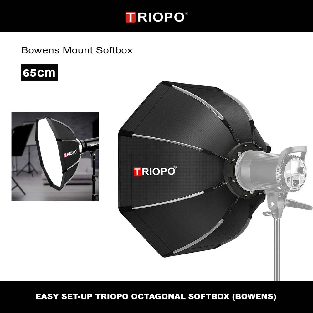 Triopo Bowans Mounts Octagon Umbrella Softbox 65cm